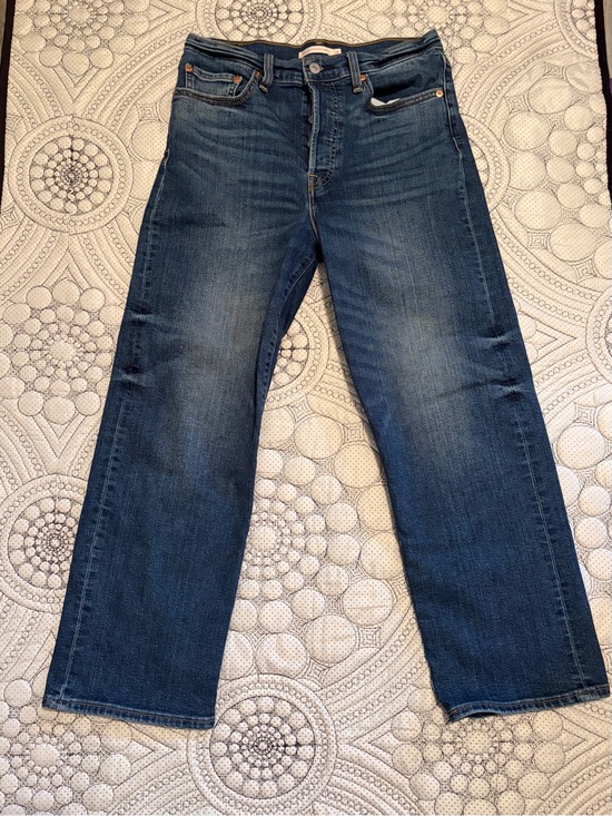 Levi's Denim - Levi’s Ribcage Straight Ankle Jeans W28 L27 Dial Up The Music